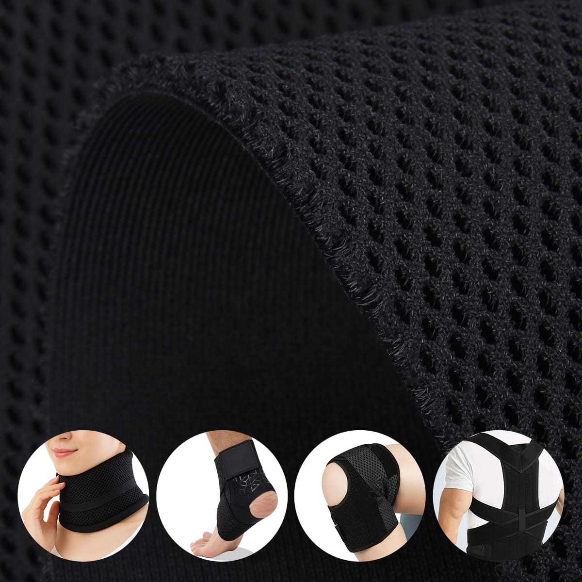 3D Air Mesh Fabric Breathable Durable Spacer Mesh for Braces