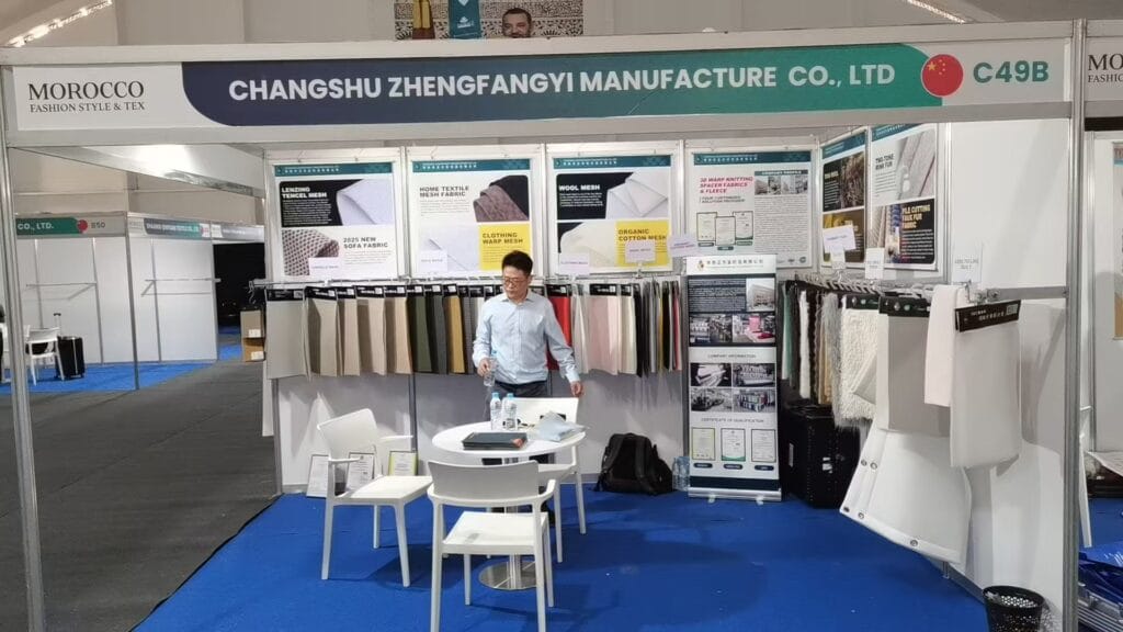 3D Mesh Fabric Manufacturer at Morocco Home Textile Fair 2025