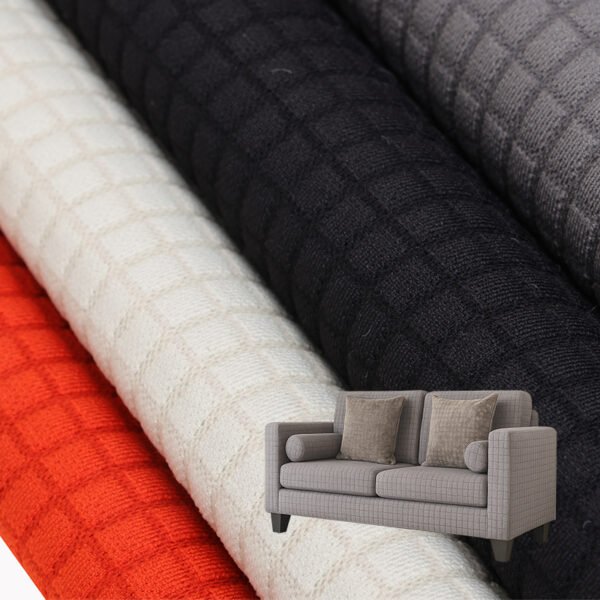 SF12 sofa fabric, 3D waffle knit, 760–800gsm