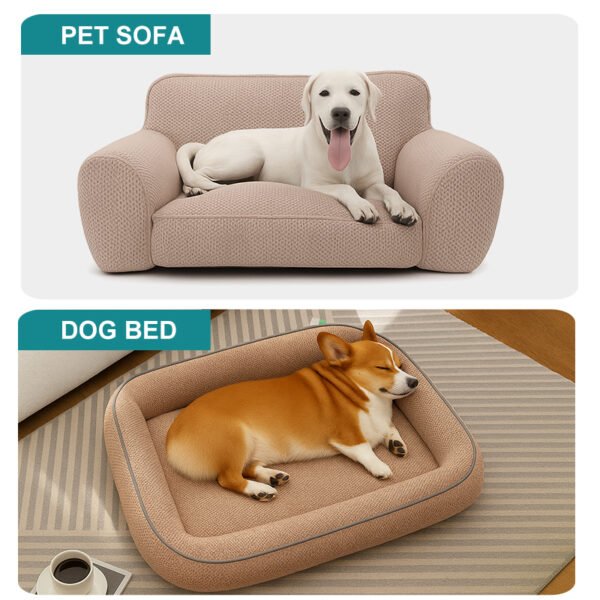 Pet Friendly Sofa Fabric Anti Scratch Breathable Chenille - Image 5
