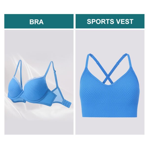 S012 80/20 Nylon Spandex Bra Fabric — 300gsm, 1.5m Width (Honeycomb)