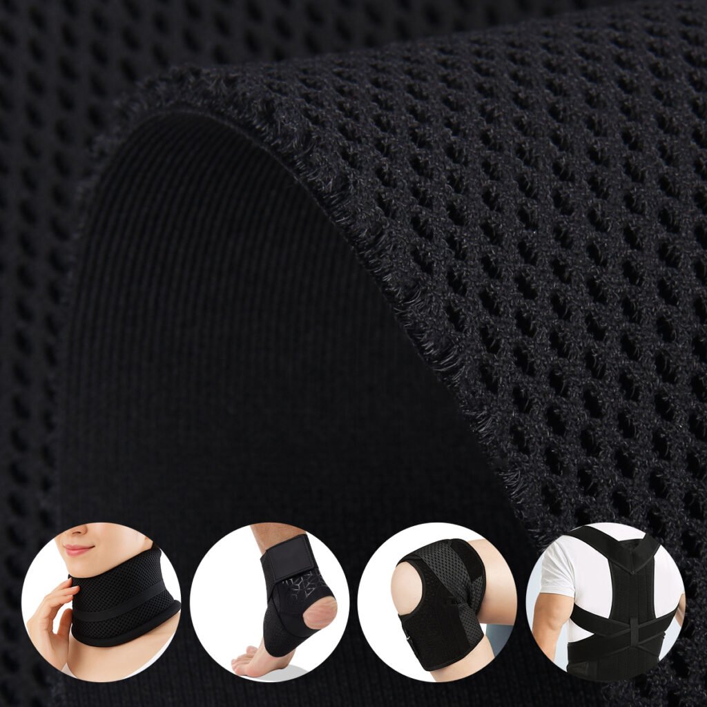 Biocompatible 3D mesh fabric for medical braces