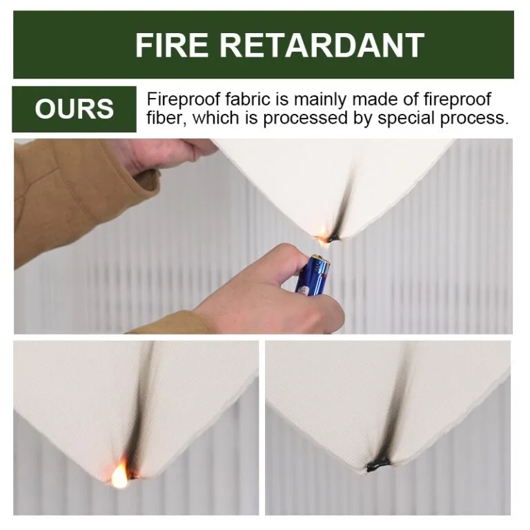 3D mesh fabric golf hit screen fireproof