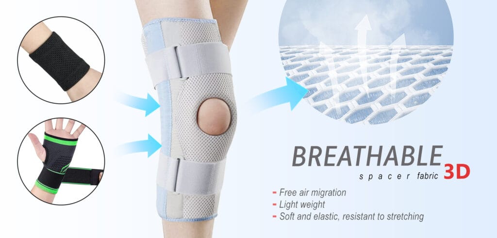 3D Airmesh for medical braces