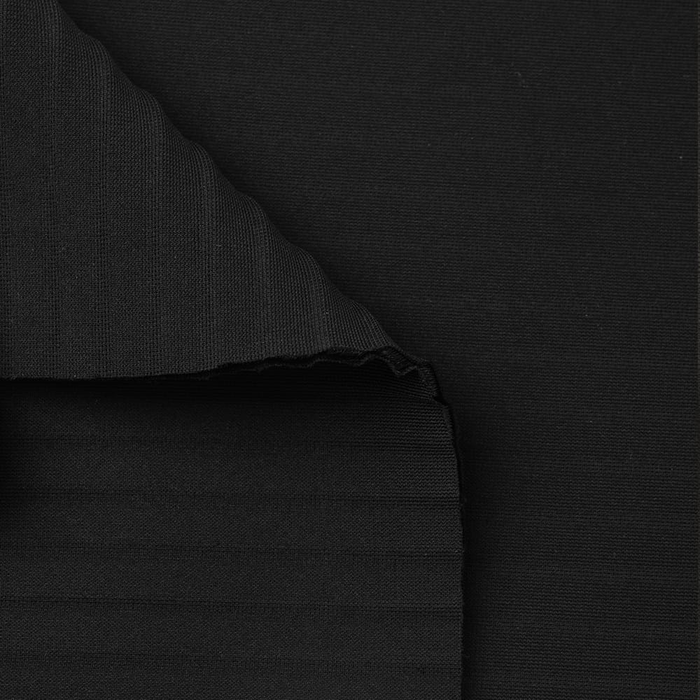 AG505 black polyester spandex support fabric texture