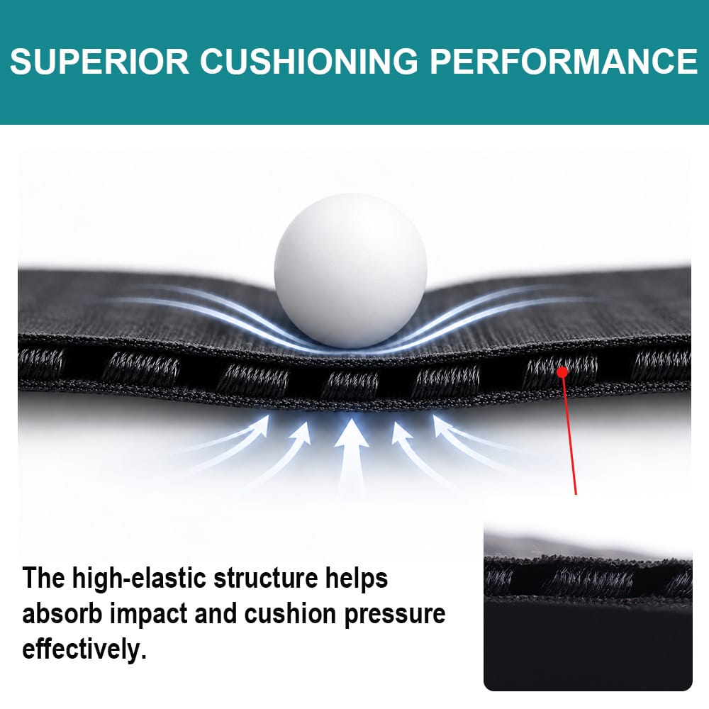AG505 cushioned elastic structure for support products