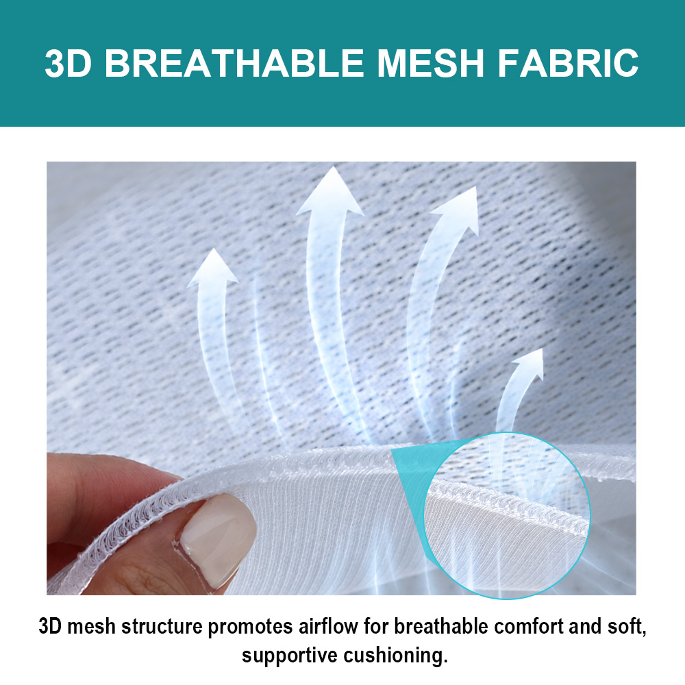 Breathable 3D mesh structure of lyocell blend fabric