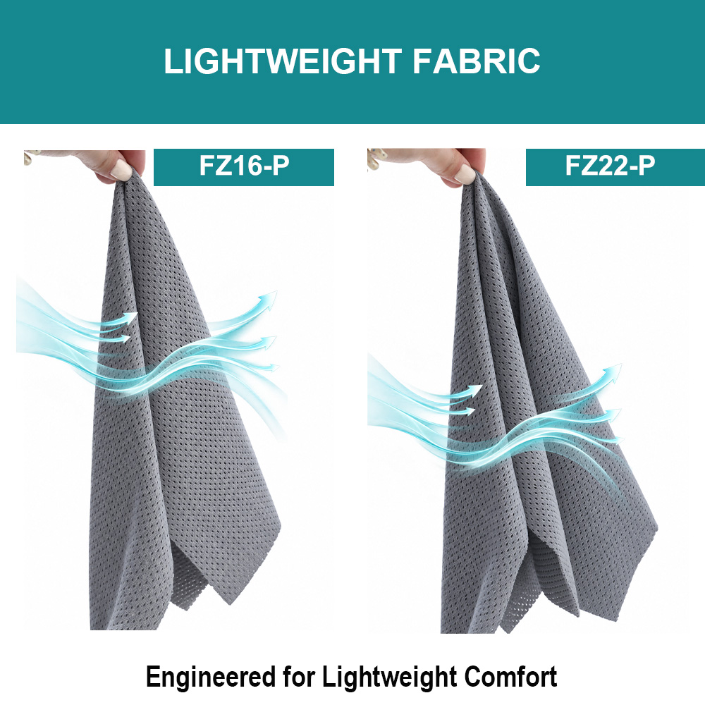 FZ16-P and FZ22-P lightweight spacer mesh fabric
