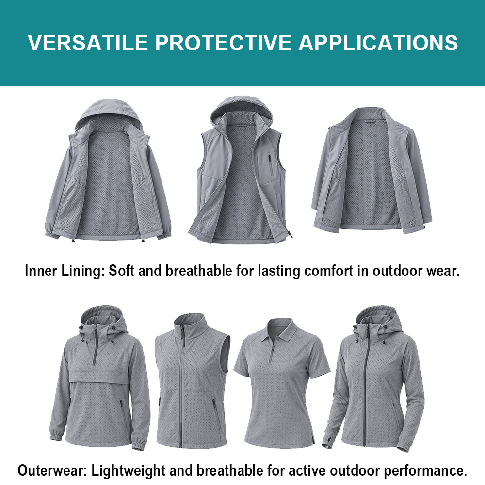 FZ16-P and FZ22-P mesh fabric for outdoor apparel lining