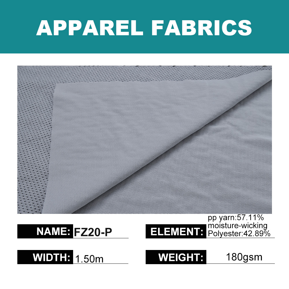 FZ20-P polypropylene polyester mesh fabric specifications