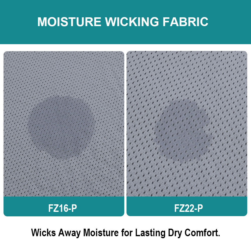 Moisture-wicking polyester polypropylene mesh fabric