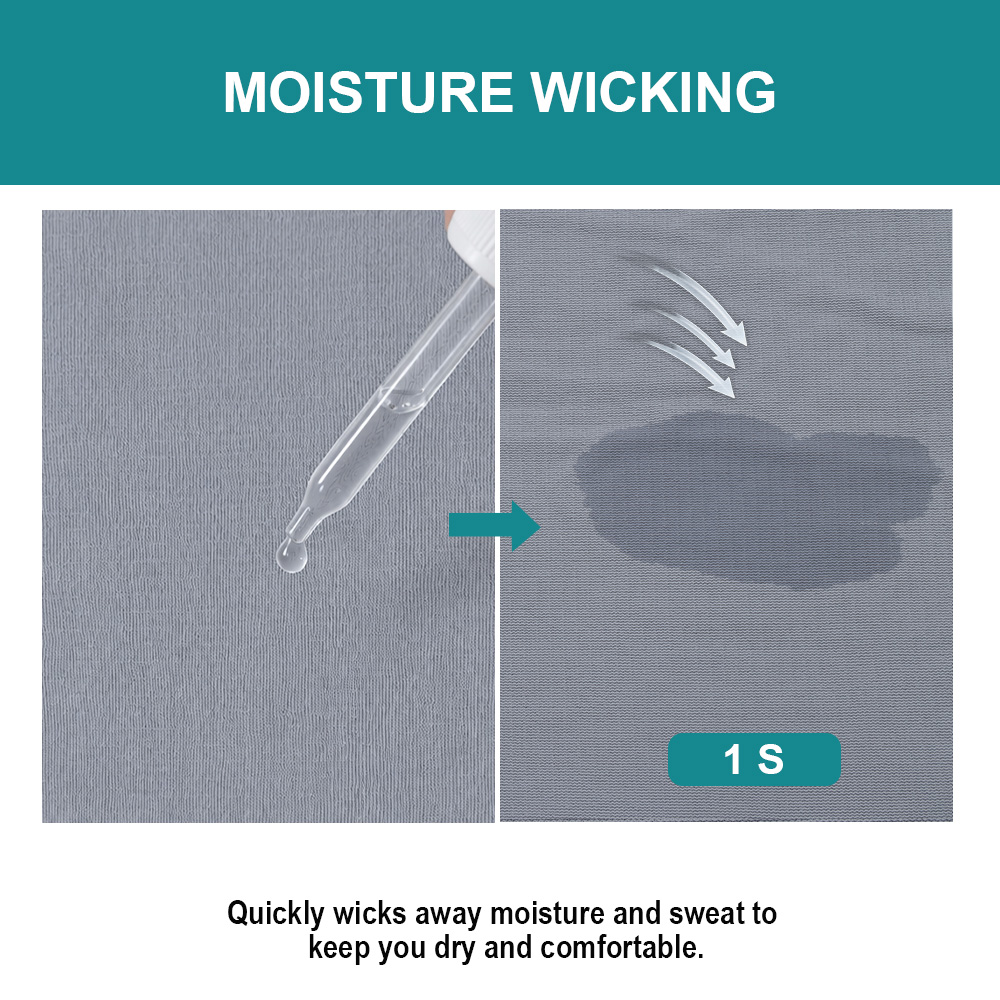 Moisture-wicking polypropylene mesh fabric