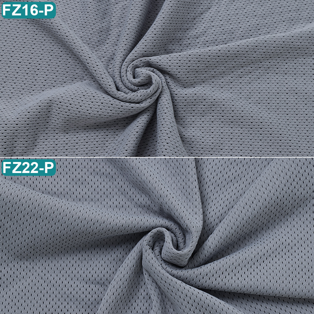 polypropylene and polyester spacer mesh fabric