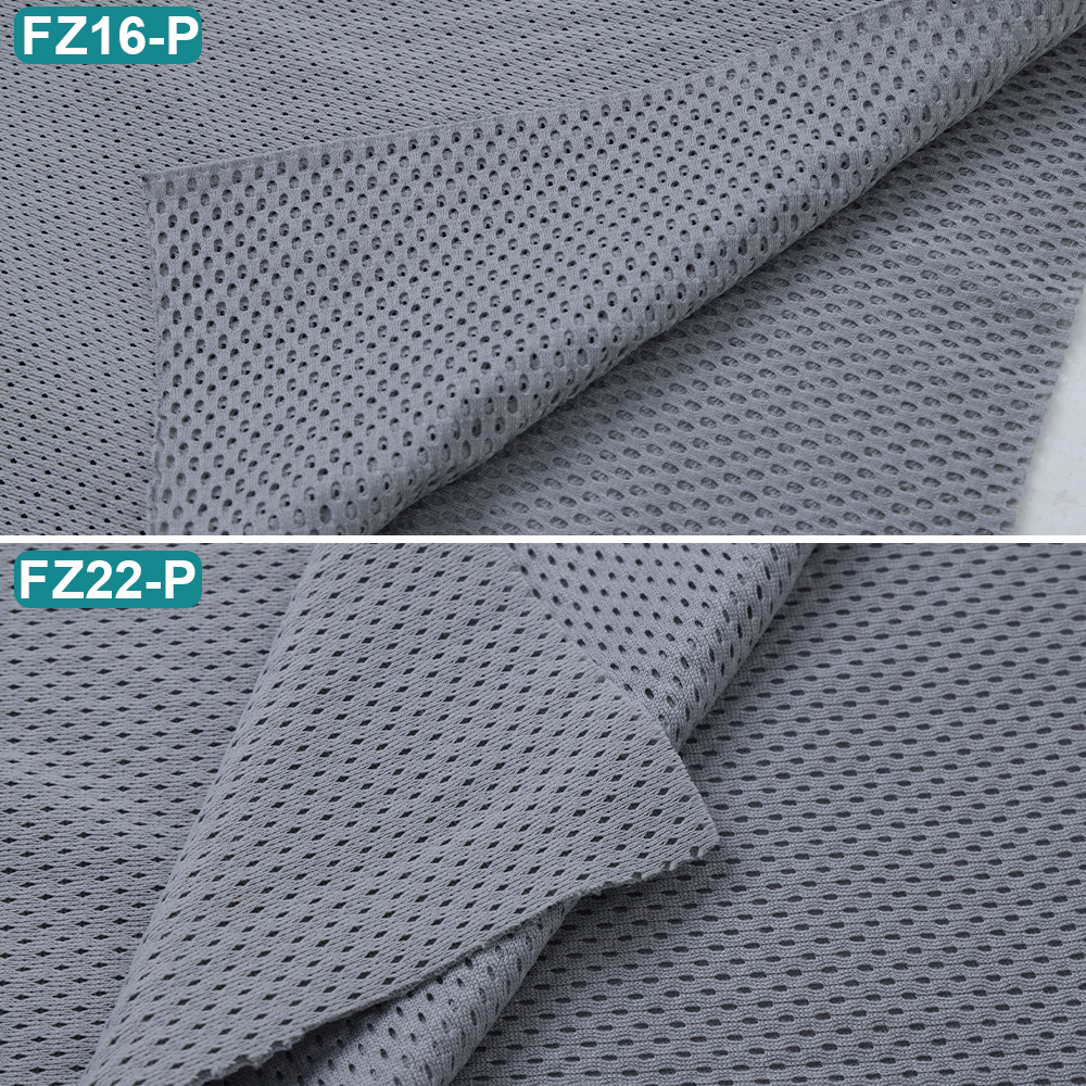 soft polypropylene and polyester spacer mesh fabric